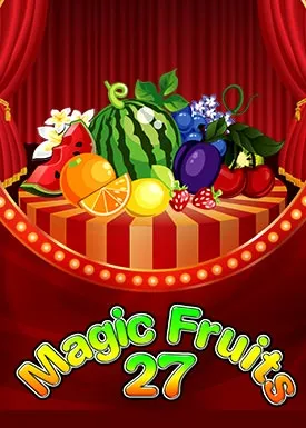 Magiczny owocowy slot z 27 liniami wypłat – kolorowa gra pełna owoców i wygranych.